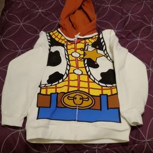 Toy story woody zip up hoodie